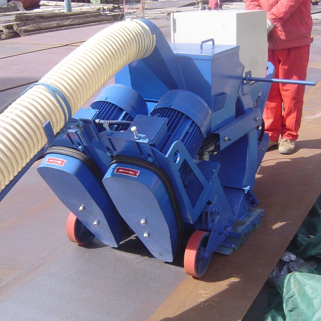 RQ850( Split type machine (include :main shot blasting machine and dust collector)