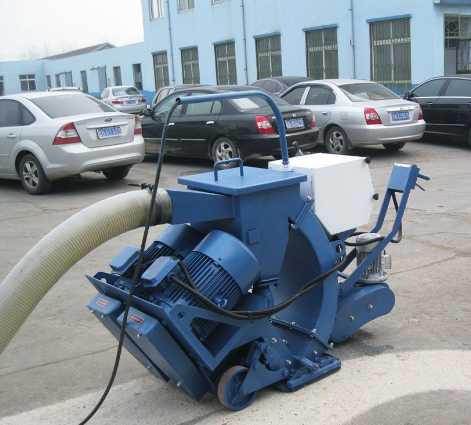 Asphalt surface remove shot blast machine