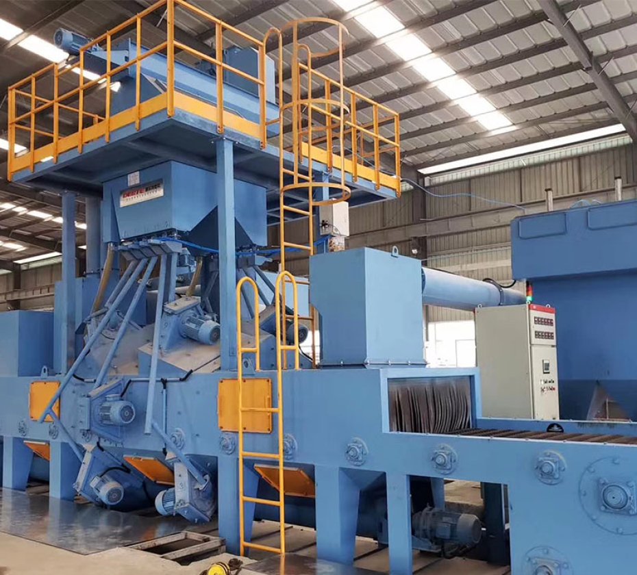 Wire Mesh Conveyor Belt Industrial Shot Blasting Cleaning Machine