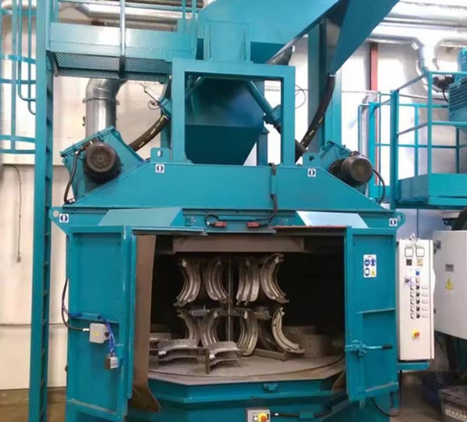 Alloy Wheel Turntable Automatic Rotary Table Sand Blasting Machine